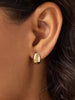 Solid Gold Large Stud Earrings For Women Ana Luisa Gold Teardrop Huggie Studs