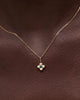 Solid Yellow Gold - London Blue Topaz Mini Liora Charm