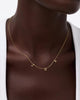 Solid Yellow Gold - Custom Initial Station Necklace