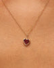 Solid Yellow Gold - Heirloom Heart Necklace