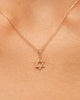 Solid Yellow Gold - Star of David Necklace