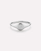 Signet Ring - Personalized Silver Signet Ring