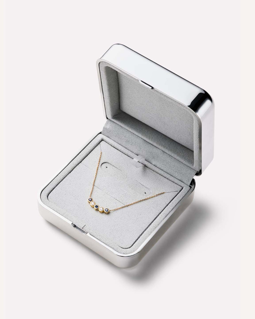 Birthstone Necklace - 5 Stone Birthstone Necklace