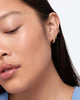 Gold Hoop Earrings - Selena Huggie Hoops