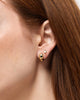 Gold Stud Earrings - Lennox Studs