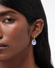 Drop Earrings - Kayla Marble Blue