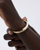 Gold Bangle Bracelet - Brynley White