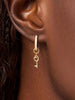 Earring Charms - Lock and Key Charms