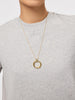 Gold Pendant Necklace - Penny