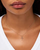 Cross Necklace - Puffy Cross Necklace
