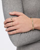 14K Gold Plated Unisex Square Band Rings For Women Ana Luisa Keira