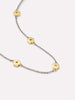 Flower Necklace - Rowena Necklace Two Tone