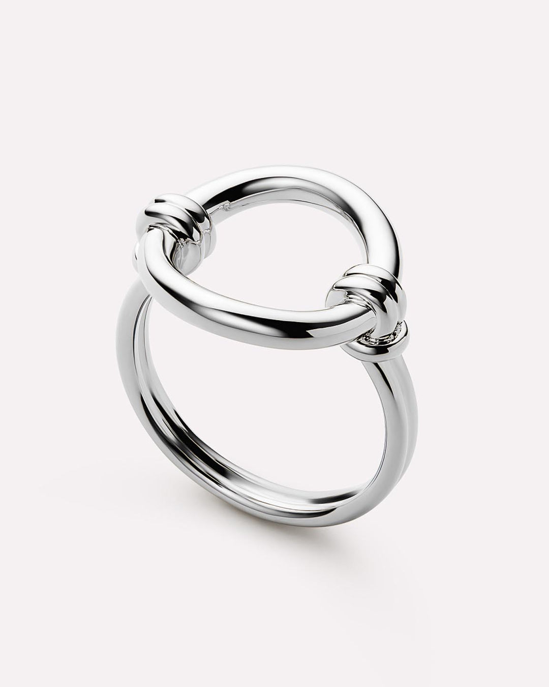 Rhodium Plated Statement Rings For Women Ana Luisa Remi Silver