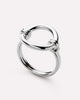 Rhodium Plated Statement Rings For Women Ana Luisa Remi Silver
