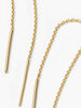 Ana Luisa Jewelry Earrings Drop Gold Threader Earrings Gold Threaders Solid Gold