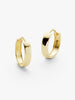 Gold Huggie Hoop Earrings - Gold Bold Hoops