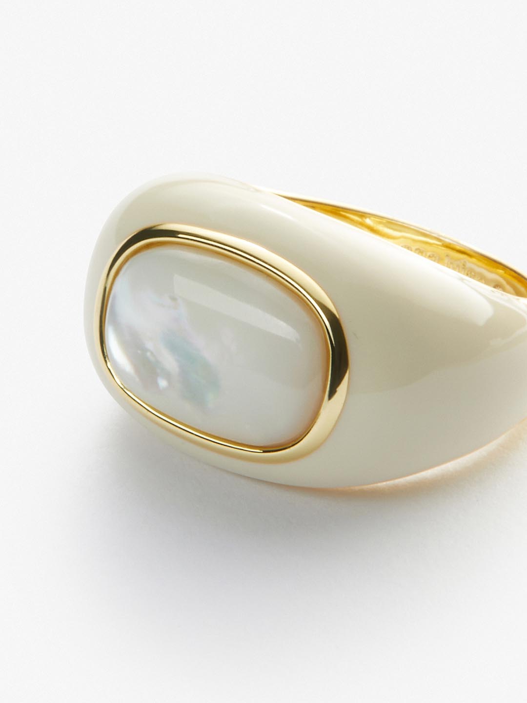 Statement Ring - Lennon Mother of Pearl