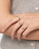 Birthstone Ring - 2 Stone Signature Signet Ring