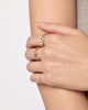 Birthstone Ring - 4 Stone Signature Signet Ring