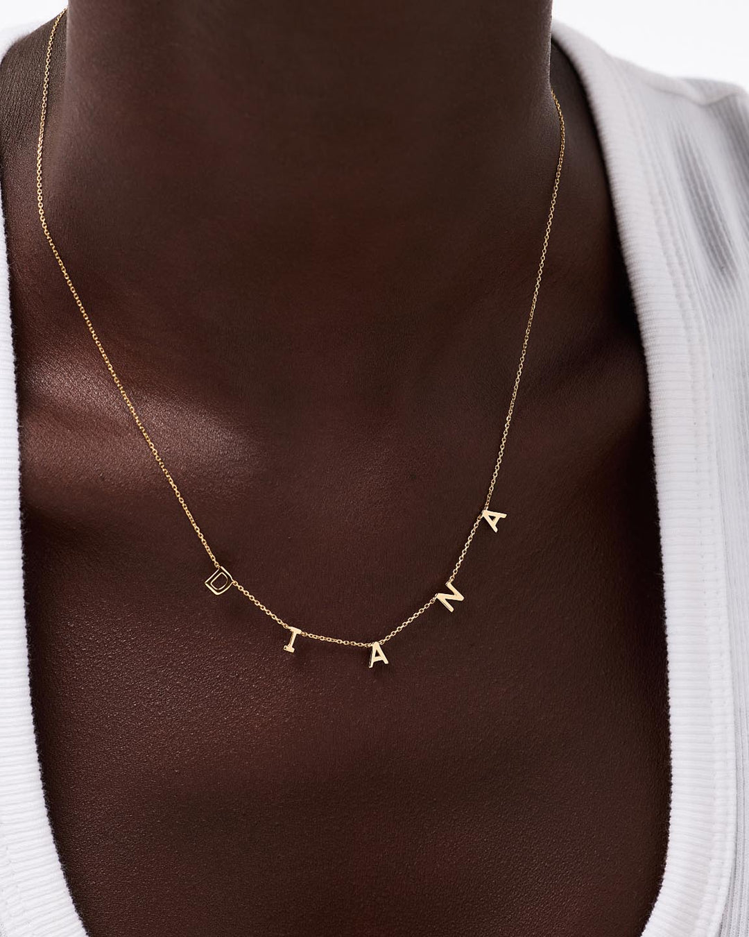 Initial Necklace - Custom Initial Station Necklace