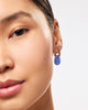 Silver Drop Earrings - Kayla Blue