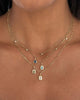 Solid Gold Amethyst Blue Sapphire Blue Topaz Yellow Citrine Semi Precious Stones Birthstones Pendants Necklace Charms For Women Ana Luisa Teardrop Charm Blue Sapphire