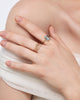 Solid Yellow Gold - Blue Topaz Spritz Ring