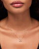 Solid Gold Diamond Fine  Pendant Necklaces For Women Ana Luisa Diamond Toggle Charm Necklace