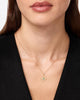 Solid Gold Emerald Solid Bloom Fine Green Flower Pendants Necklace Charms For Women Ana Luisa Gold Flower Charm Emerald