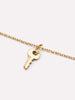 Solid Gold Spring Ring Clasp Pendant Necklaces For Women Ana Luisa Key Charm Necklace