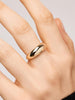 Solid Gold Statement Rings For Women Ana Luisa Gold Medium Dome Ring