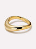 14K Gold Plated Classic Band Rings For Women Ana Luisa Stevie