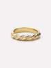 14K Gold Plated Cubic Zirconia Band Rings For Women Ana Luisa Presley