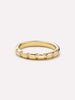 14K Gold Plated Cubic Zirconia Band Rings For Women Ana Luisa Whitley