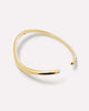 Gold Bangle Bracelet - Talia Slim Pave