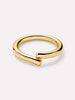 Gold Band Ring - Clover