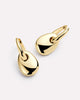 14K Gold Plated Pebble Statement Drop Earrings For Women Ana Luisa Kayla Gold