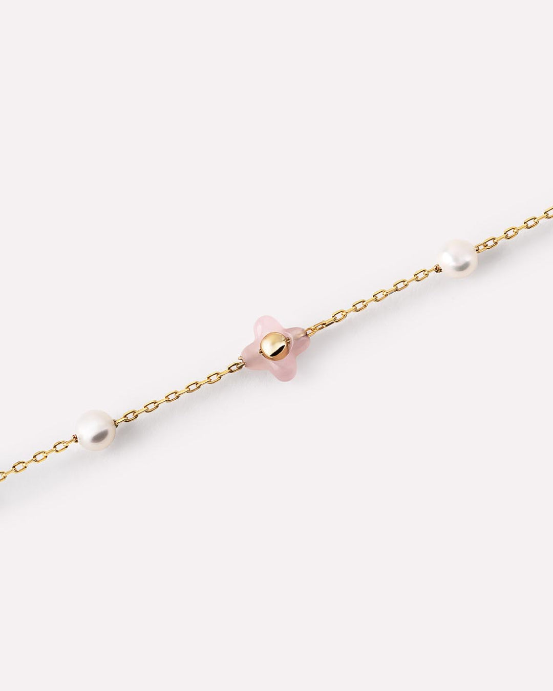 Flower Bracelet - Hannah Bracelet Rose Quartz
