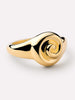 Gold Signet Ring - Ariel Ring