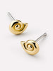 Gold Stud Earrings - Ariel Studs