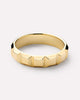 14K Gold Plated Unisex Square Band Rings For Women Ana Luisa Keira
