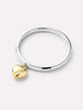 Heart Ring - Leia Two Tone