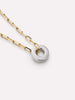 14K Gold Rhodium Plated Classic Two Tone Pendant Necklaces For Women Ana Luisa Jasper