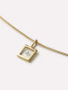 Ana Luisa Jewelry Charms Gold Pendant Square Floating Diamond Charm Solid Gold