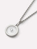 Ana Luisa Jewelry Charms White Gold Pendant White Gold Floating Diamond Charm Solid Gold