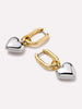 Ana Luisa Jewelry Earrings Drop Earrings Heart Earrings Wesley Gold Rhodium Two Tone