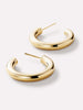 Ana Luisa Jewelry Earrings Hoop Earrings Chunky Gold Hoop Earrings Gold Bold C Hoops Medium Solid Gold