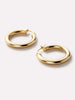 Ana Luisa Jewelry Earrings Hoop Earrings Chunky Gold Hoop Earrings Gold Classic Hoops Medium Solid Gold