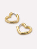 Ana Luisa Jewelry Earrings Hoop Earrings Heart Earrings Daryl Gold