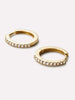 Ana Luisa Jewelry Earrings Huggies Diamond Huggie Earrings Gold Diamond Huggie Hoops Solid Gold